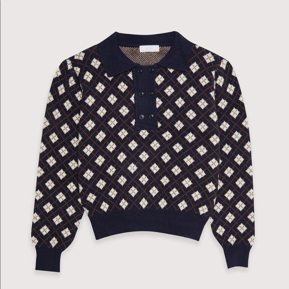 Oak and Fort collared sweater